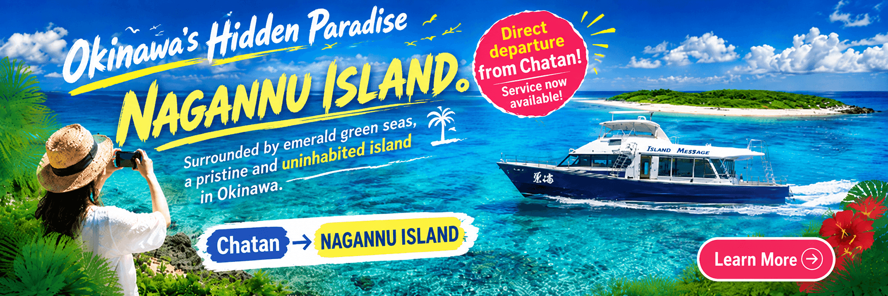 okinawa's hidden paradise, nagannu island